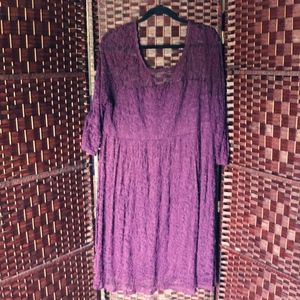 Plus Size Lace Dress